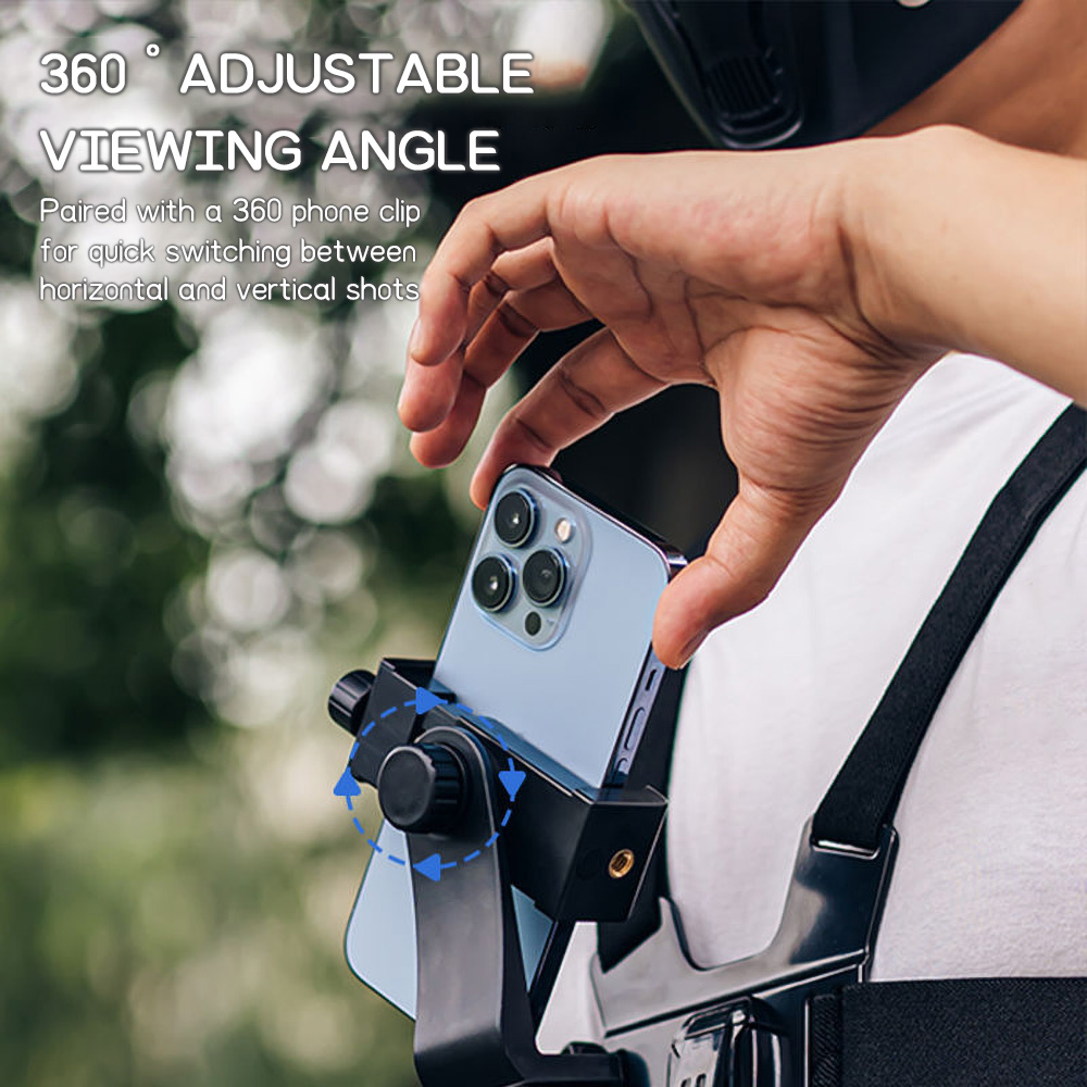 Chest Mount Phone Strap Holder - Cable Organizer recension och pris