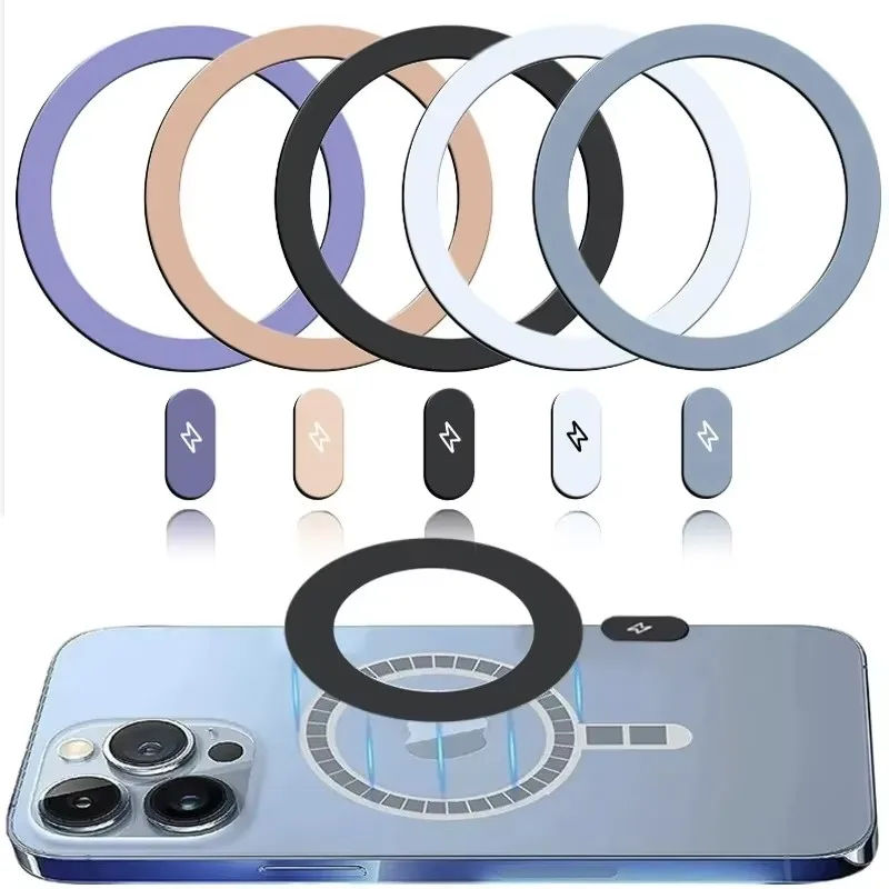 5/1Pcs Metal Plate Sticker Rin - Wireless Charger recension och pris