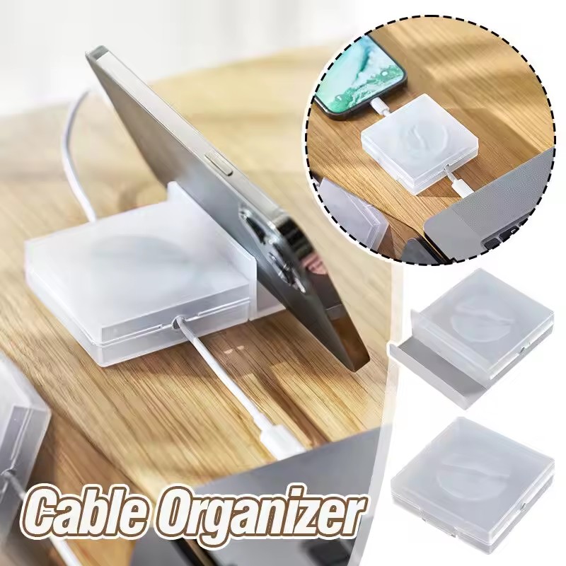 Portable Transparent Cable Org - Cable Organizer recension och pris