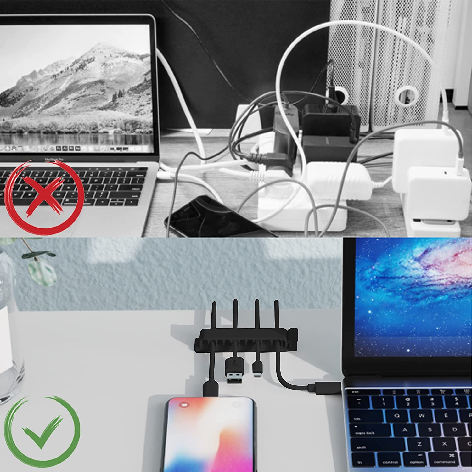 Cable Organizer Cord Managemen - Cable Organizer recension och pris